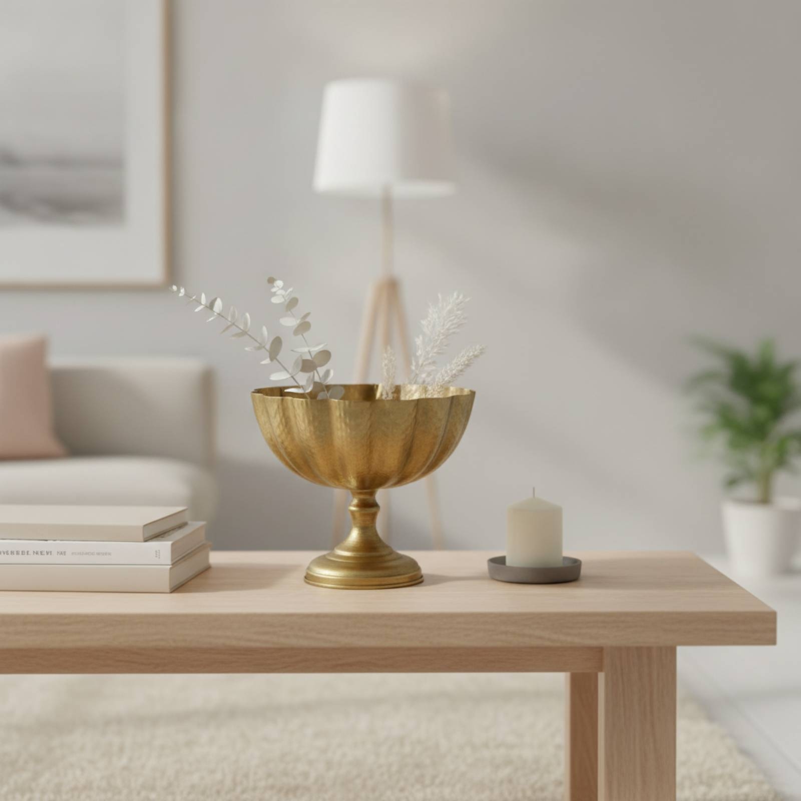 Vase Decor - 받침대가 있는 망치질 무늬 항아리 화분,