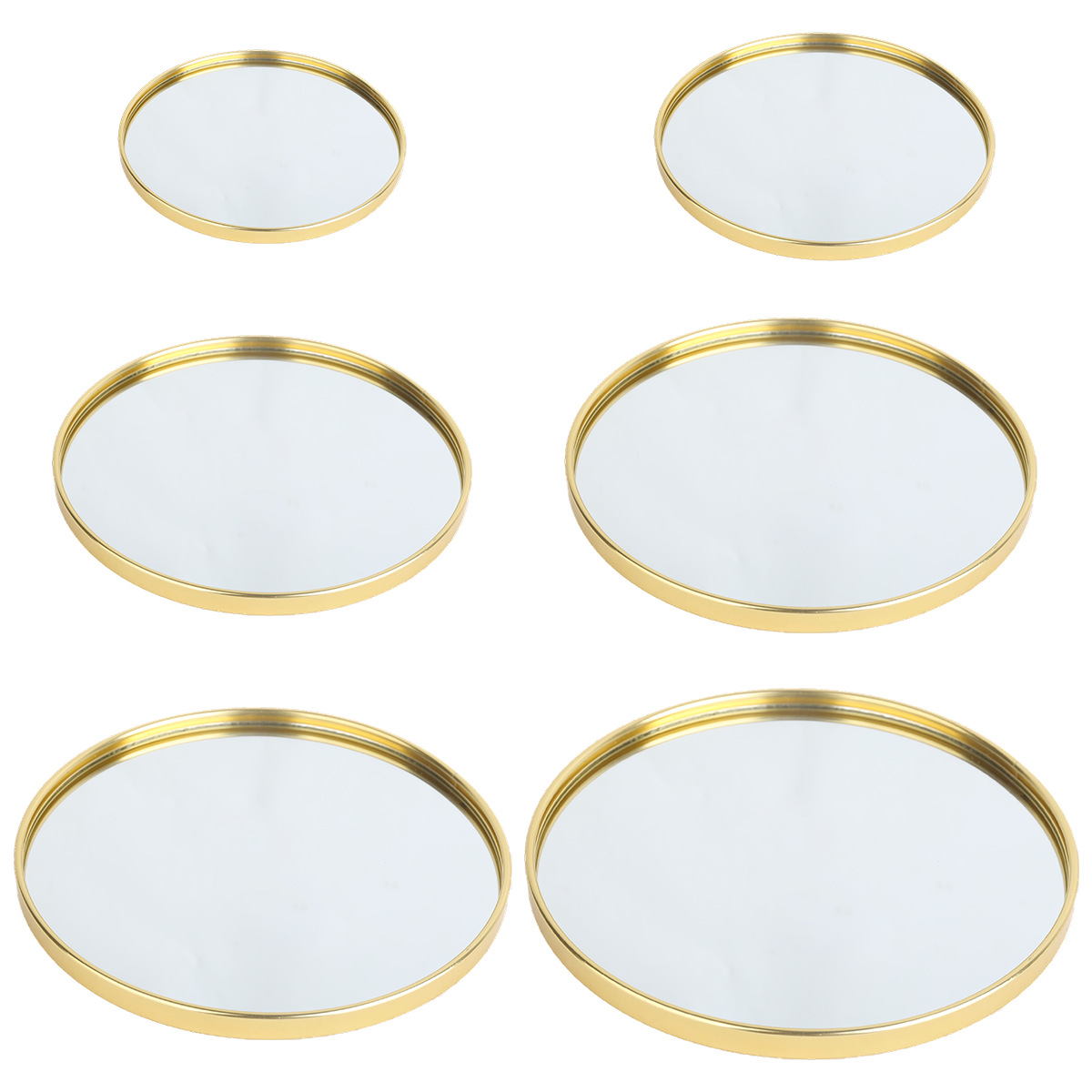 골드 톤 원형 거울 트레이, 보석 및 아로마테라피 장식 - Decorative Mirror 리뷰 및 가격