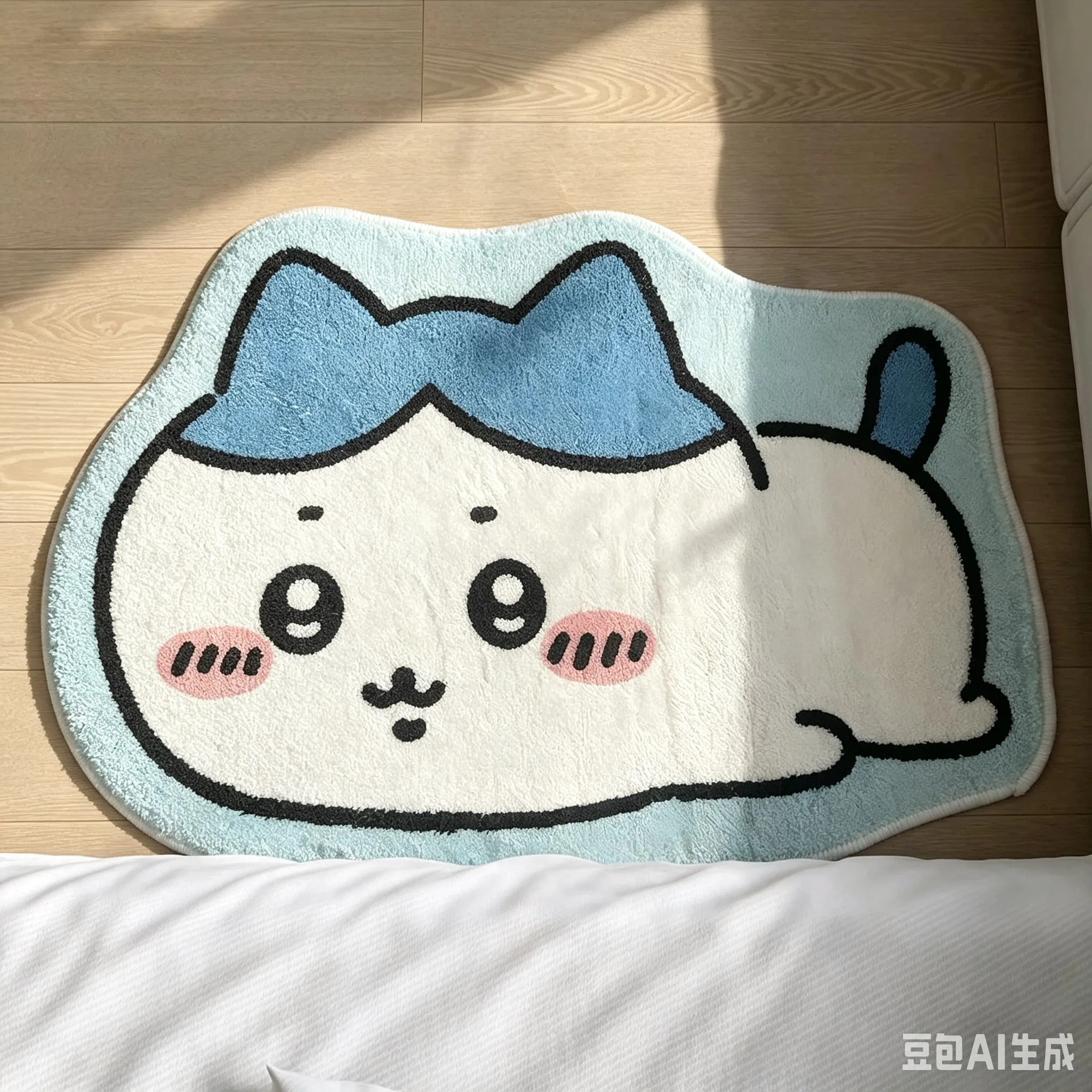 치이카와 만화 캐릭터 러그, 하치와레 우사기 인형, 바 - Area Rug 리뷰 및 가격