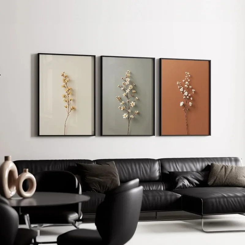 다양한 크기로 제공되는 프레임 없는 캔버스 그림 3점  - Abstract Canvas Set 리뷰 및 가격