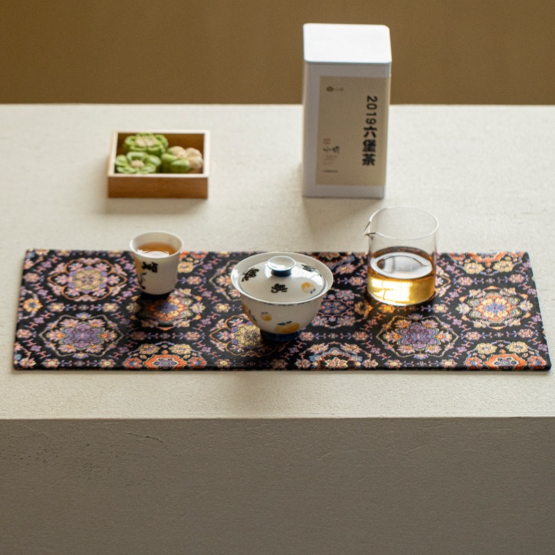 1pc 티 테이블 러너 중국 스타일 더블 레이어 두꺼운 - Table Runner 리뷰 및 가격