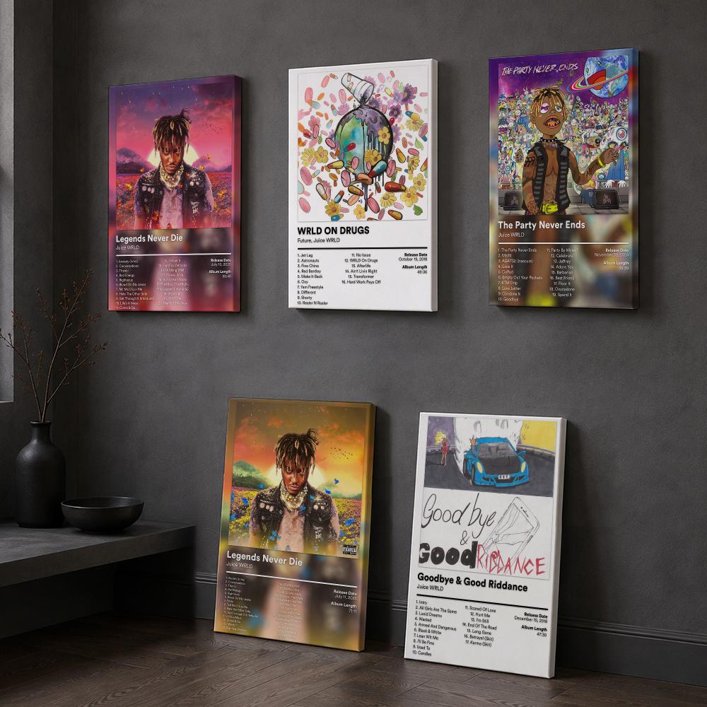 래퍼 J-Juice WRLD 앨범 커버, 액자형 벽 장 - Picture Frame 리뷰 및 가격