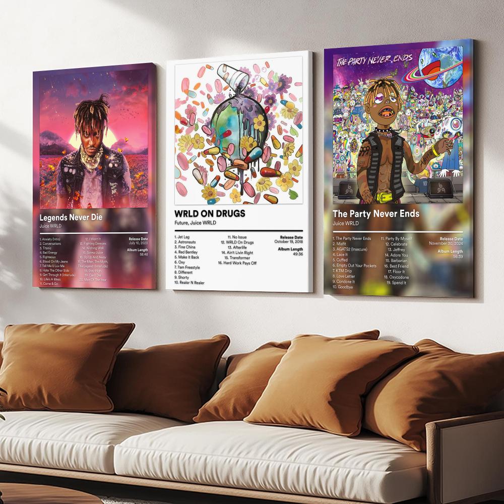 래퍼 J-Juice WRLD 앨범 커버, 액자형 벽 장 - Picture Frame 리뷰 및 가격