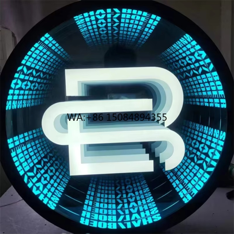 무료 디자인 맞춤형 매직 인피니티 미러 LED 네온사인 - Decorative Mirror 리뷰 및 가격