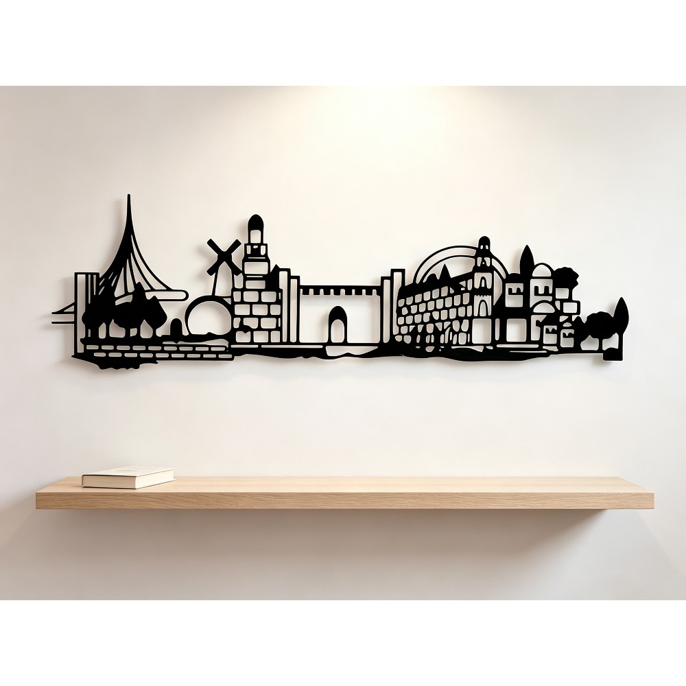 CIFBUY 금속 벽 장식 예술품, 예루살렘 스카이라인 - Wall Art 리뷰 및 가격