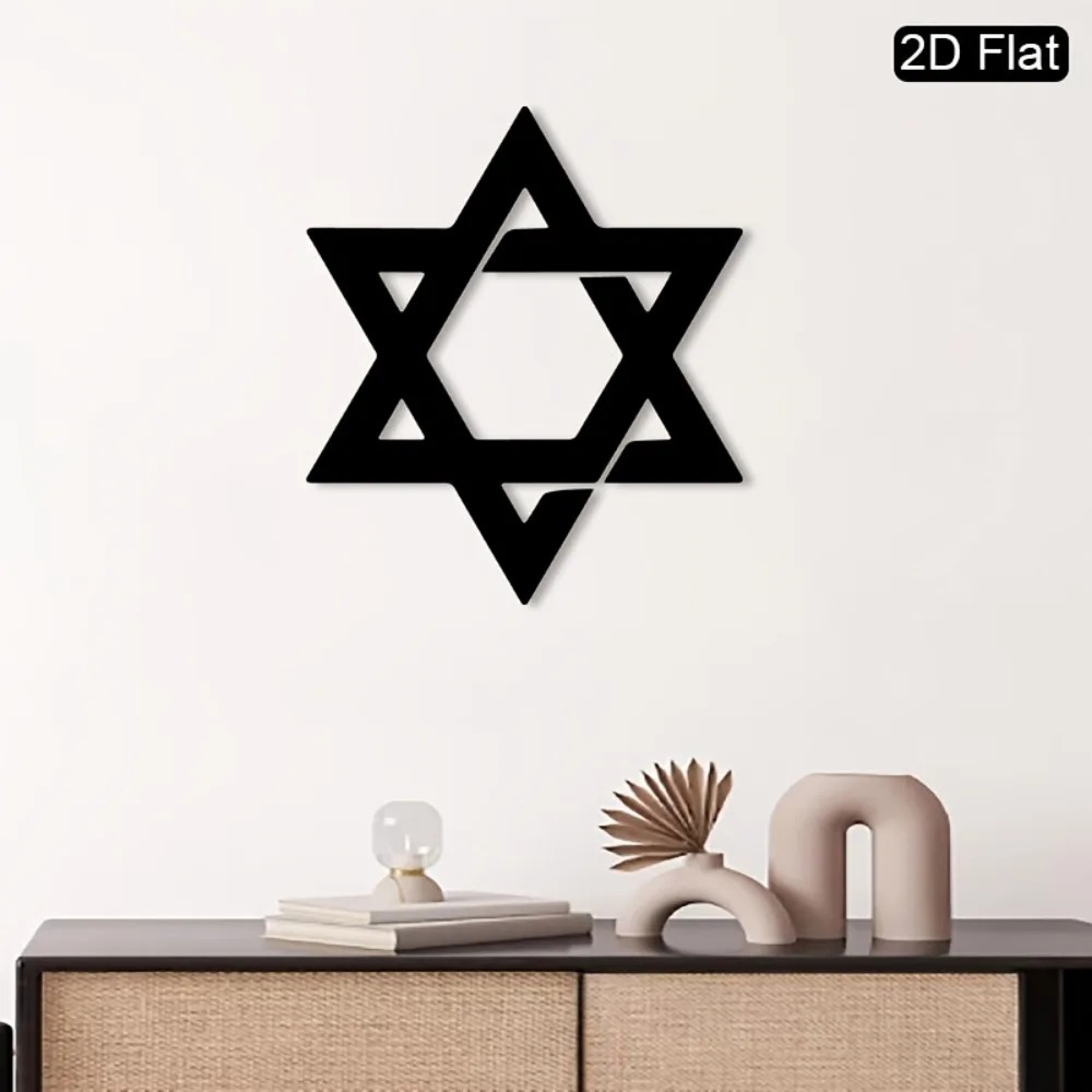 CIFBUY 철제 벽 장식 다윗의 별 금속 조각품 벽걸 - Wall Art 리뷰 및 가격