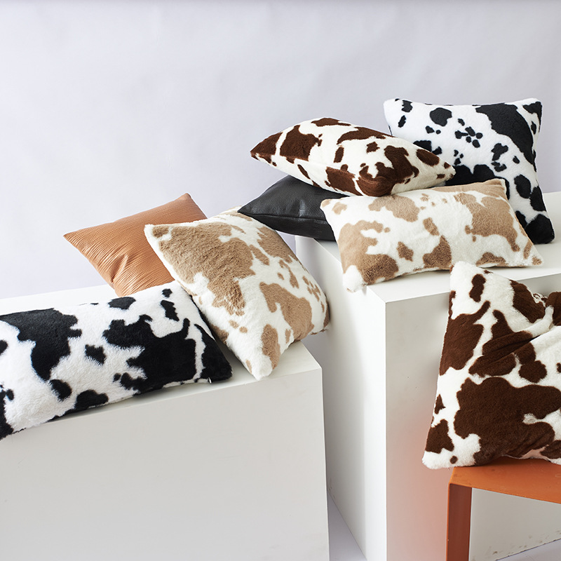 부드러운 소재의 장식용 쿠션 커버, 사각형 디자인, 세 - Throw Pillow 리뷰 및 가격