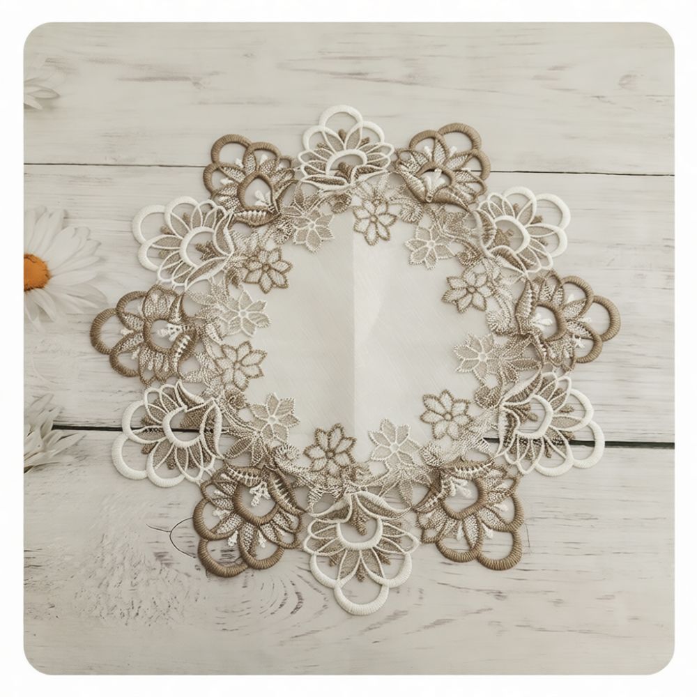 고품질의 물에 잘 녹는 레이스 소재 테이블 매트, 폴리 - Table Runner 리뷰 및 가격